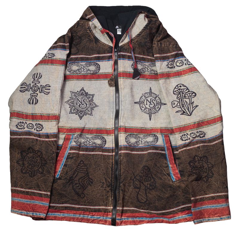 Nomad Sari Himalayan Soul Jacka - Stone Mandala - Medium