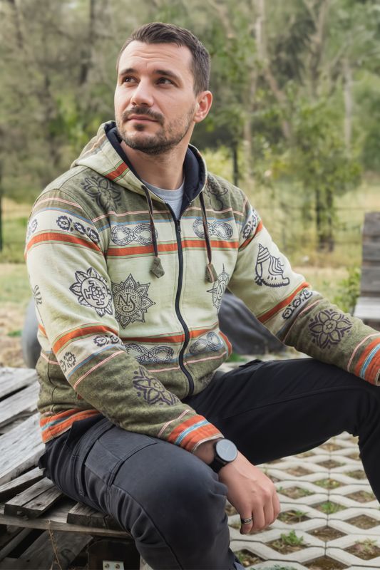 Medium - Nomad Sari Himalayan Soul-jacka - Mantragrön