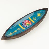Rökelsehållare i Emalj - Mangoträ - Mandala