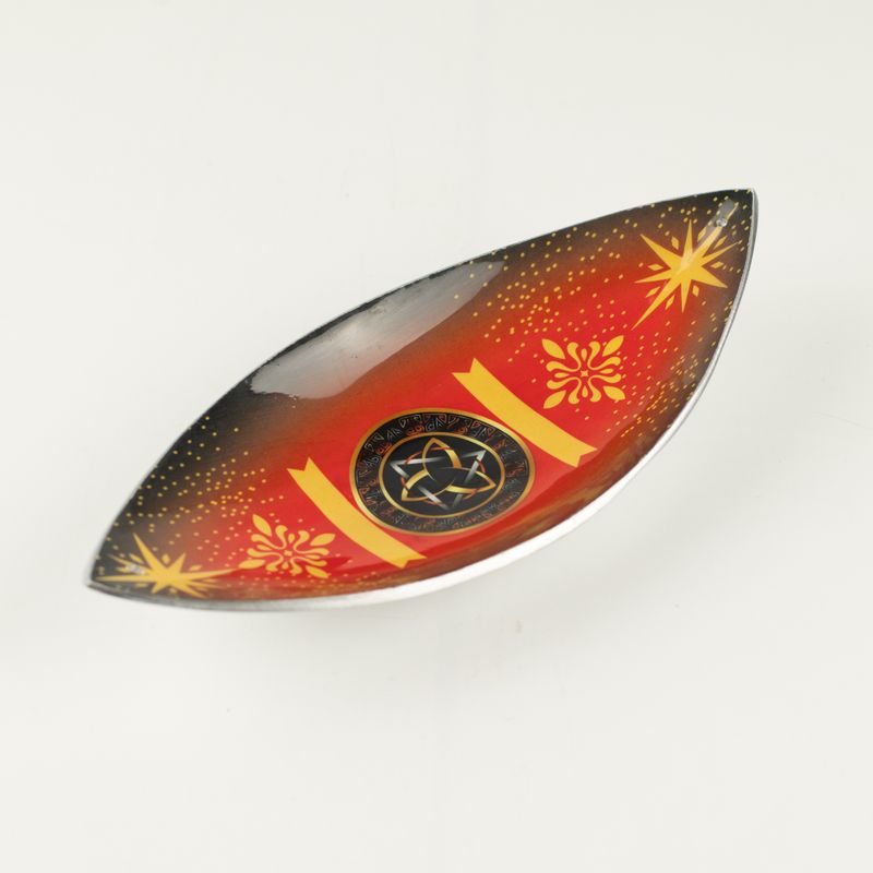 Emaljerad Rökelsehållare - Aluminium - Pagan Triquetra