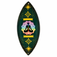 Emaljerad Rökelsesål - Aluminium - Lotus Buddha Chakra