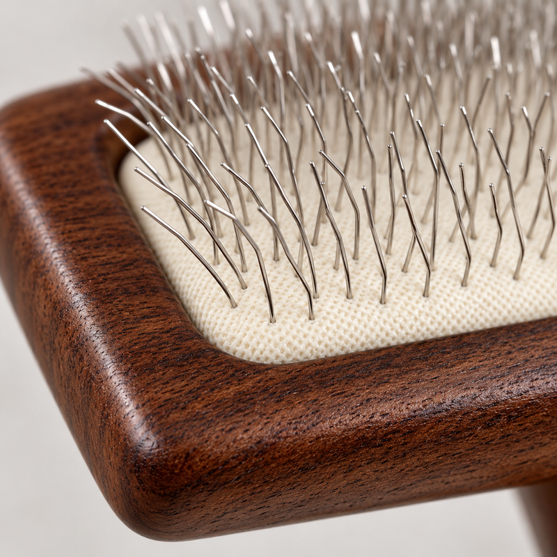 PAW Grooming Tools - Medium Anti-tangle Kam - Valnöt