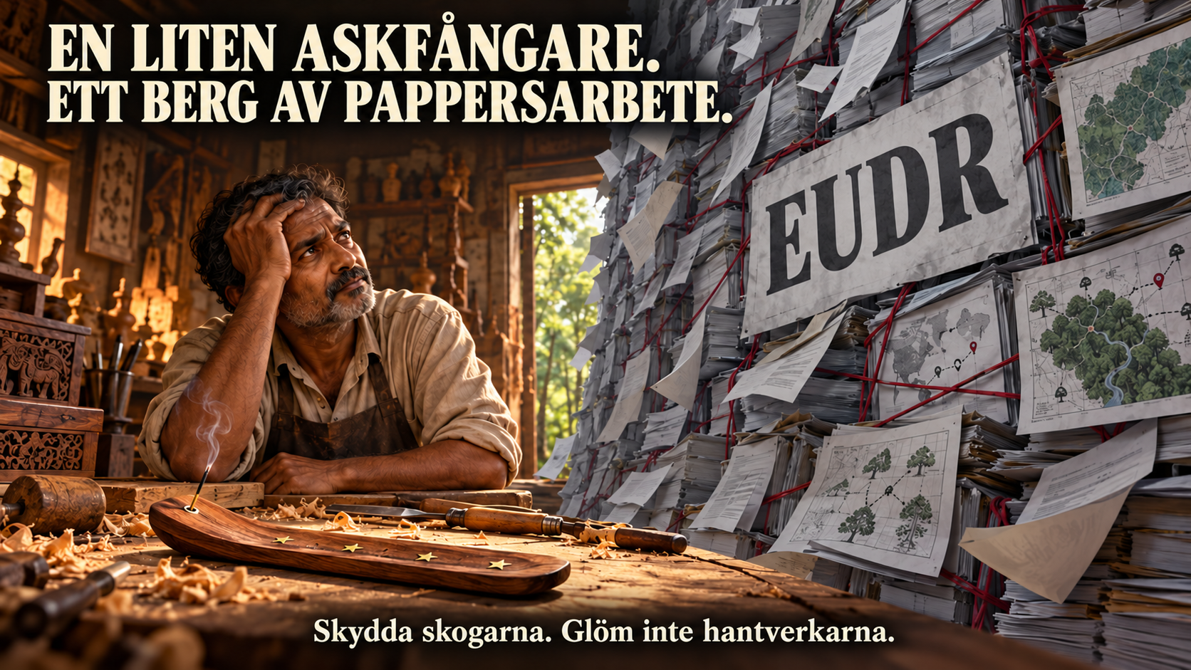 Malý popolník, hora papierovačiek.png