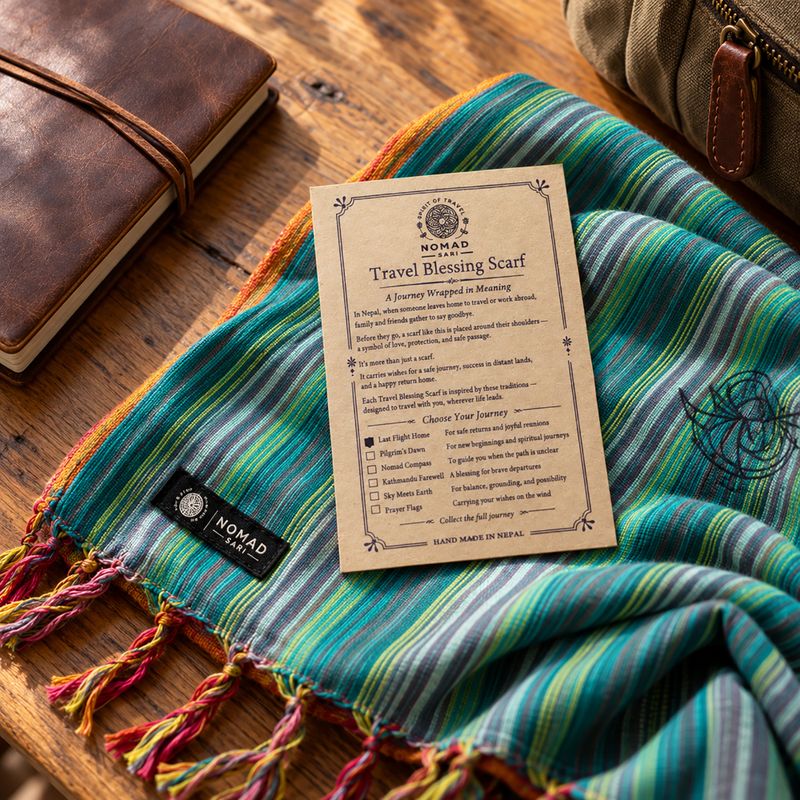 Nomad Sari Travel Blessing Scarves - Startpaket – 36 Sjal