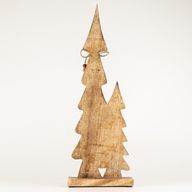 Lost in the Forest - Stor - Dubbla emaljerade träd - (45x15x2,5 cm)