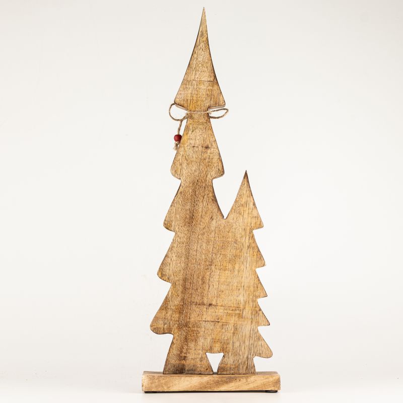 Lost in the Forest - Stor - Dubbla emaljerade träd - (45x15x2,5 cm)
