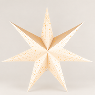 Stjärnlampa - Calm Cream - Sjustjärnig - 60cm