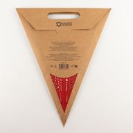 Stjärnlampa - Lucky Red - Sjuuddig - 60cm