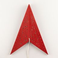 Stjärnlampa - Lucky Red - Sjuuddig - 60cm