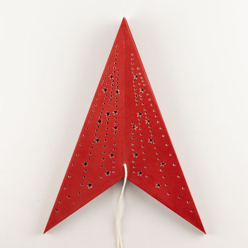Stjärnlampa - Lucky Red - Sjuuddig - 60cm