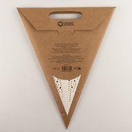 Stjärnlampa - Klassisk Vit - Sjuuddig - 60cm