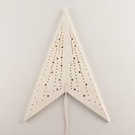 Stjärnlampa - Klassisk Vit - Sjuuddig - 60cm