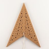 Stjärnlampa - Naturbrun - Sjuuddig - 60cm