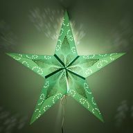 Stjärnlampa - Green Festival - Femuddig - 60cm