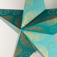 Stjärnlampa - Green Festival - Femuddig - 60cm