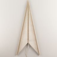 Stjärnlampa - Super Nova Champagne Glitter med Nio Spetsar - 90 cm
