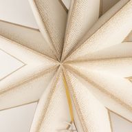 Stjärnlampa - Super Nova Champagne Glitter med Nio Spetsar - 90 cm