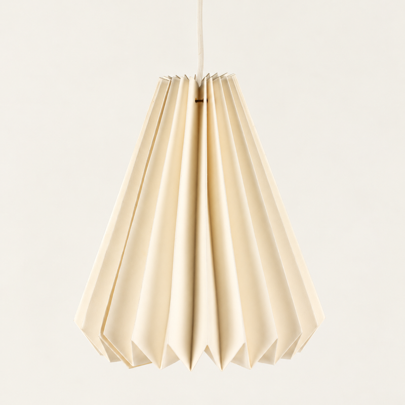 Geometrisk lampskärm i papper