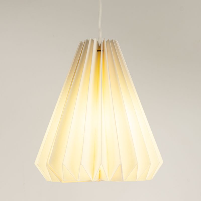 Geometrisk lampskärm i papper