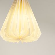 Geometrisk lampskärm i papper