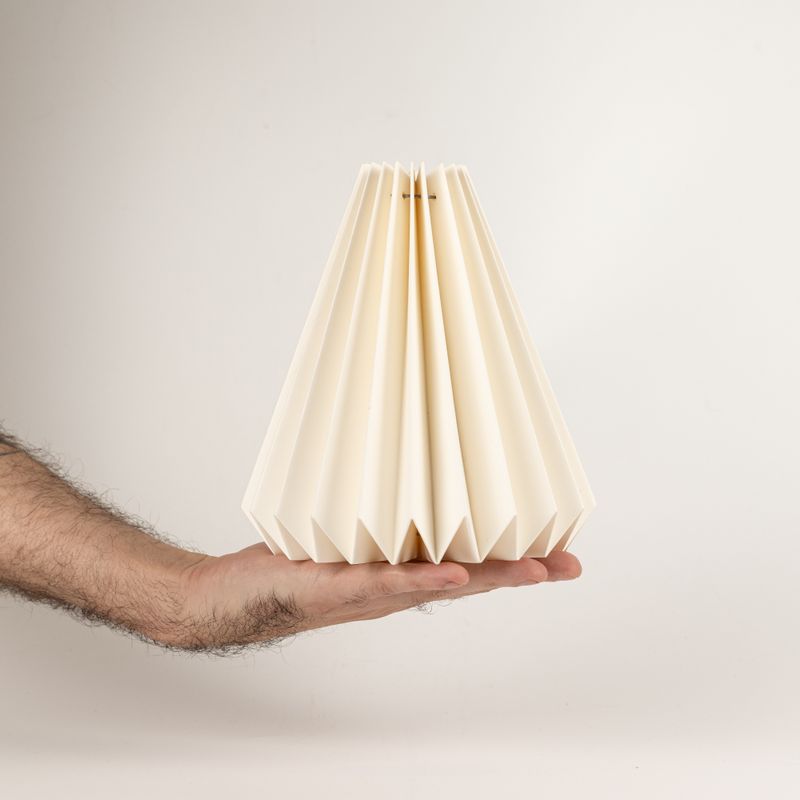 Geometrisk lampskärm i papper
