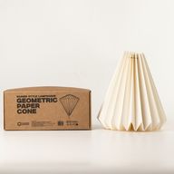 Geometrisk lampskärm i papper