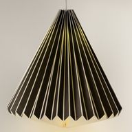 Varm geometrisk lampskärm i papper