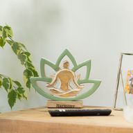 Yoga-figur i trä - Lotusblomma - Salvia - Harmoni