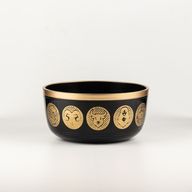 Svarta Zodiak-skålar - Set om 3 - 15 cm, 19 cm, 20 cm