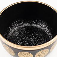 Svarta Zodiak-skålar - Set om 3 - 15 cm, 19 cm, 20 cm
