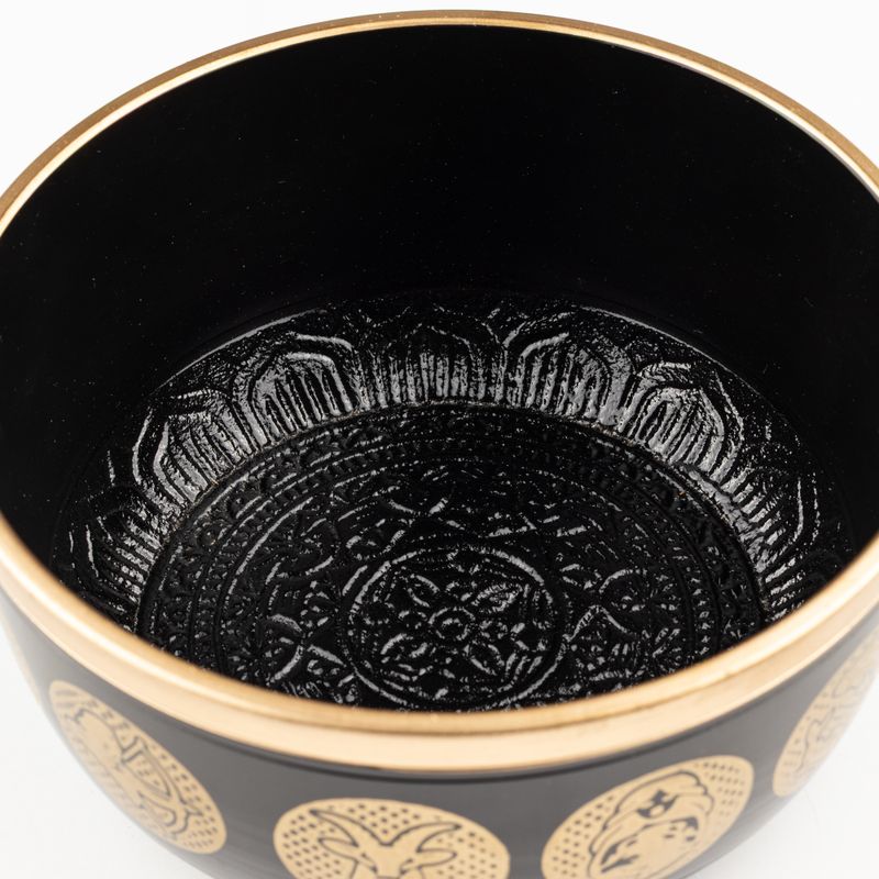 Svarta Zodiak-skålar - Set om 3 - 15 cm, 19 cm, 20 cm