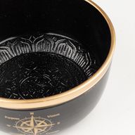 TRUE NORTH - Svart Klangskålset - 15x7,5 cm