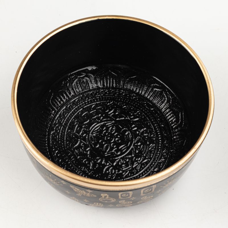 ALIGN - Sjungande Skålset - Svart - 15x7,5cm