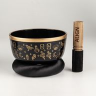 ALIGN - Sjungande Skålset - Svart - 15x7,5cm