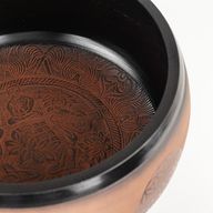 Stor Klangskål - Plommon - 32x15cm - Design 2