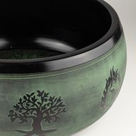 Stor Klangskål - Sage - 32x15cm - Design 3