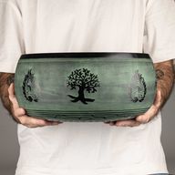 Stor Klangskål - Sage - 32x15cm - Design 3