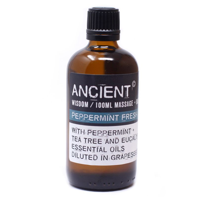 Färsk Pepparmynta Massageolja - 100ml