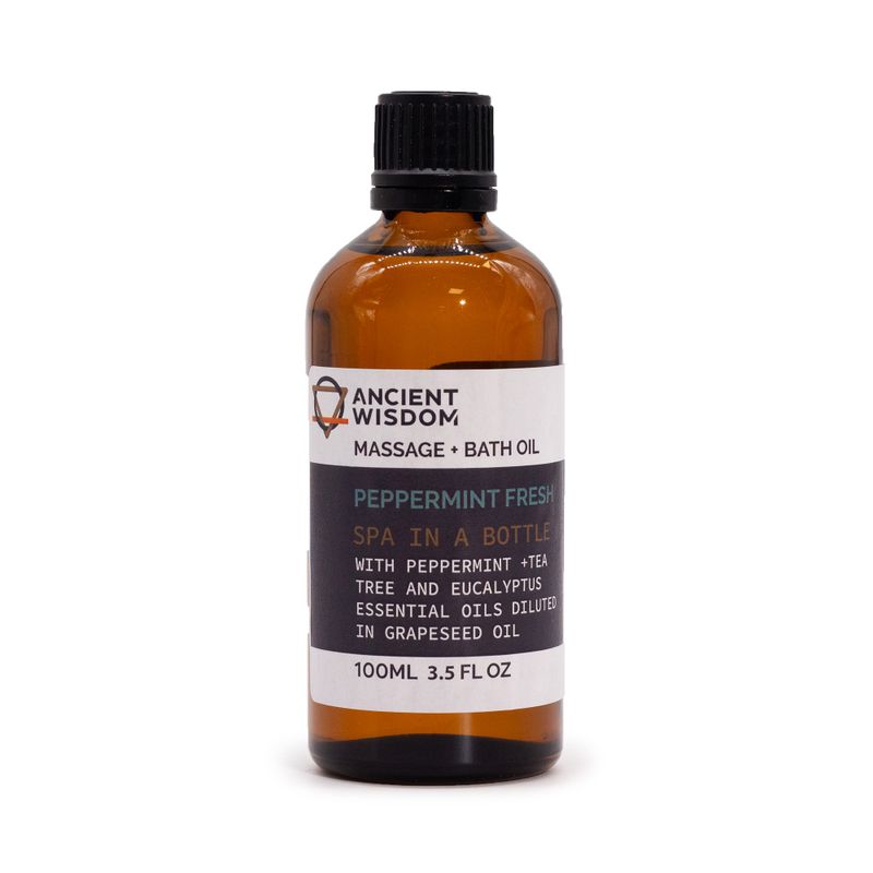 Färsk Pepparmynta Massageolja - 100ml