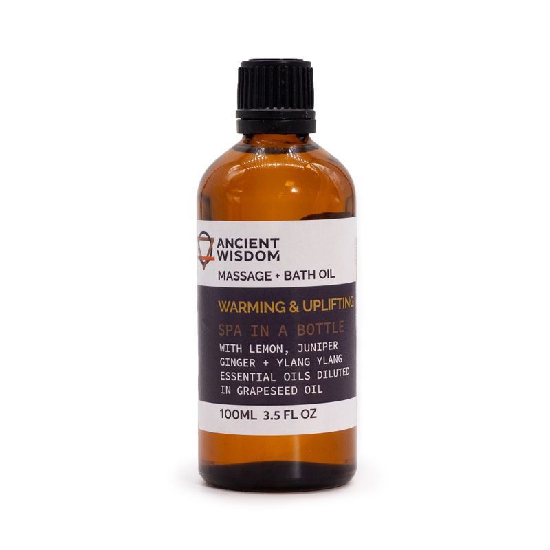 Varm & Upplyftande Massageolja - 100ml