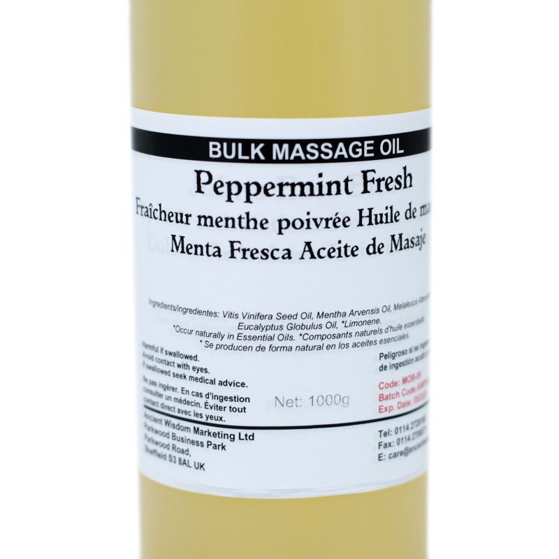 Färsk Pepparmynta Massageolja 1kg