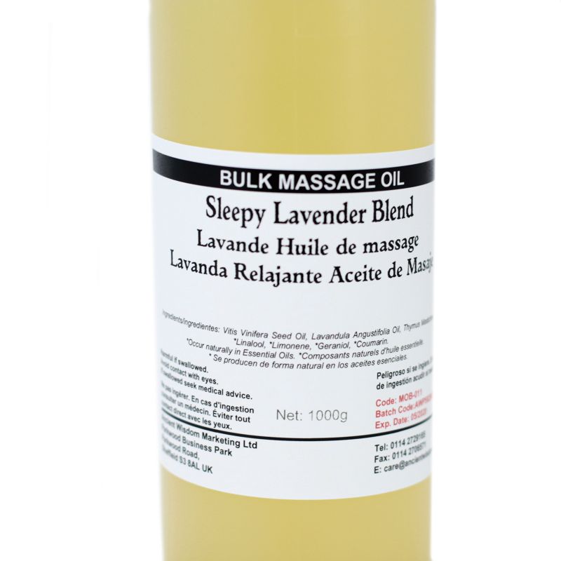 Sömnig Lavendel Massageolja - 1kg