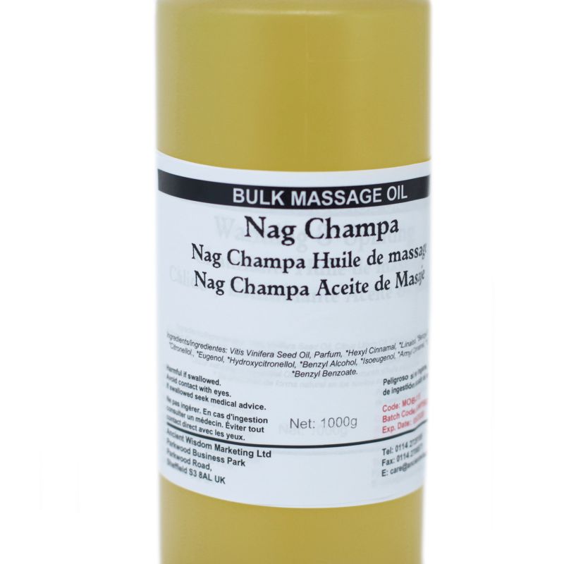 Nag Champa Massageolja - 1kg
