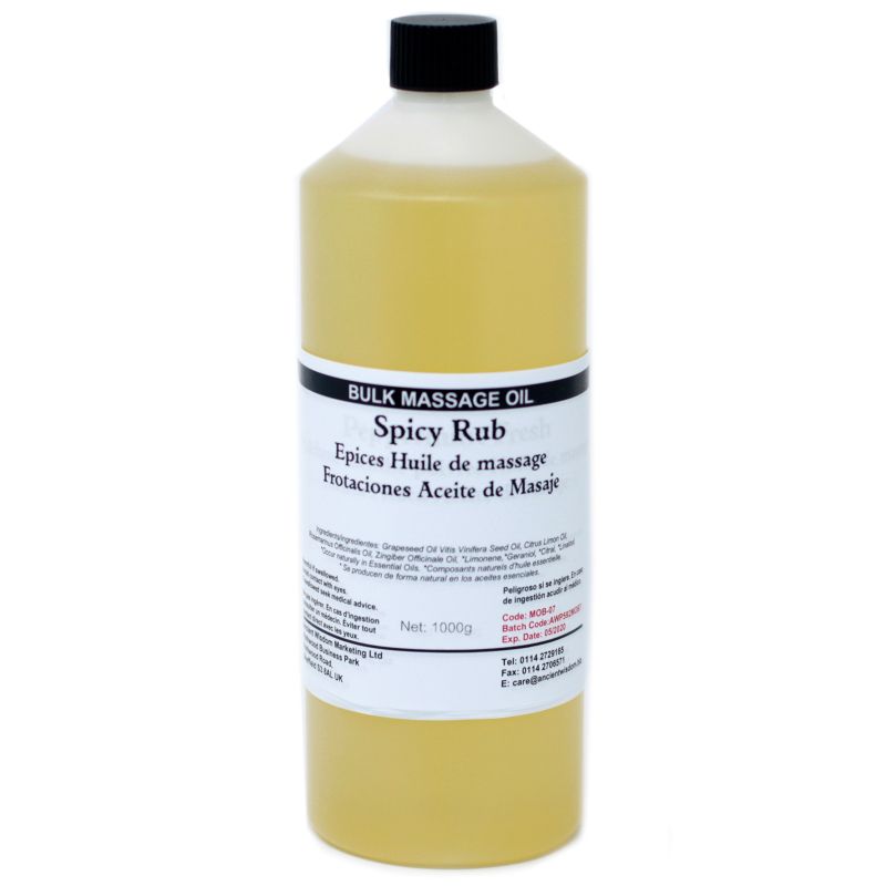 Kryddig Massageolja - 1kg