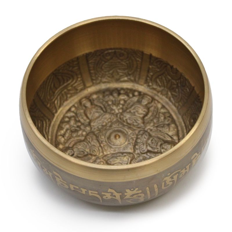 Stor Klangskål Fem Buddha