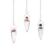 Bergkristallkon & Silver Ring - Olika Sorter