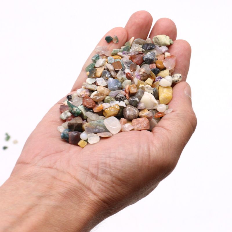 Blandade Naturliga Ädelstenschips - 1kg