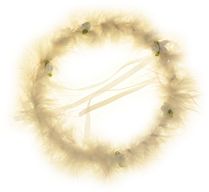 Festligt Diadem - Vit Gloria