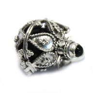Ängelklocka i Silver - Mörker - 16mm