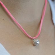 Ängelklocka i Silver - Kärlek - 12mm
